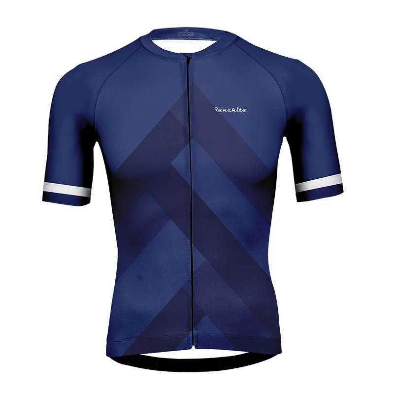 Uniforme ciclismo Runchita летний комплект из Джерси для велоспорта с коротким рукавом Одежда для велоспорта Мужская одежда для велоспорта go pro MTB roupa de ciclismo - Цвет: Jersey  02