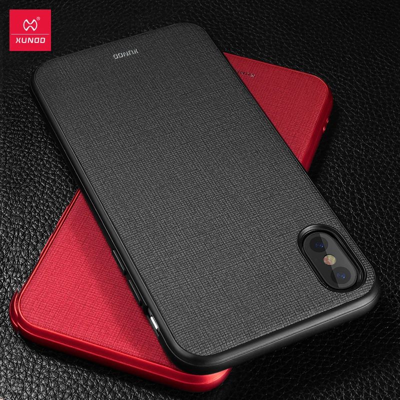 XUNDD Luxury woven texture phone case for iphone X XS M XR