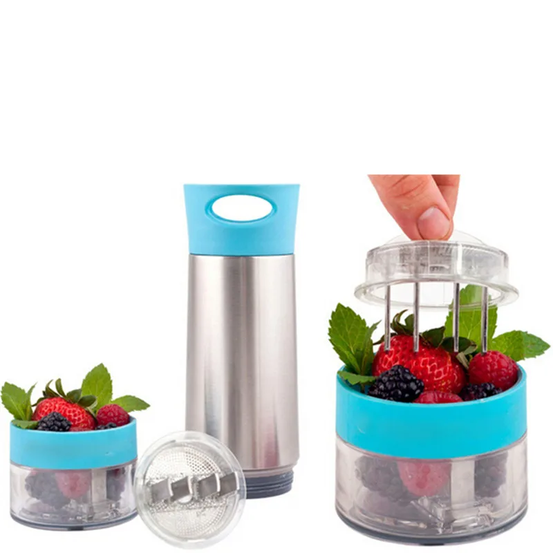 My Bottle 500ml Stainless Steel Lemon Juicer, Flavored Water Maker