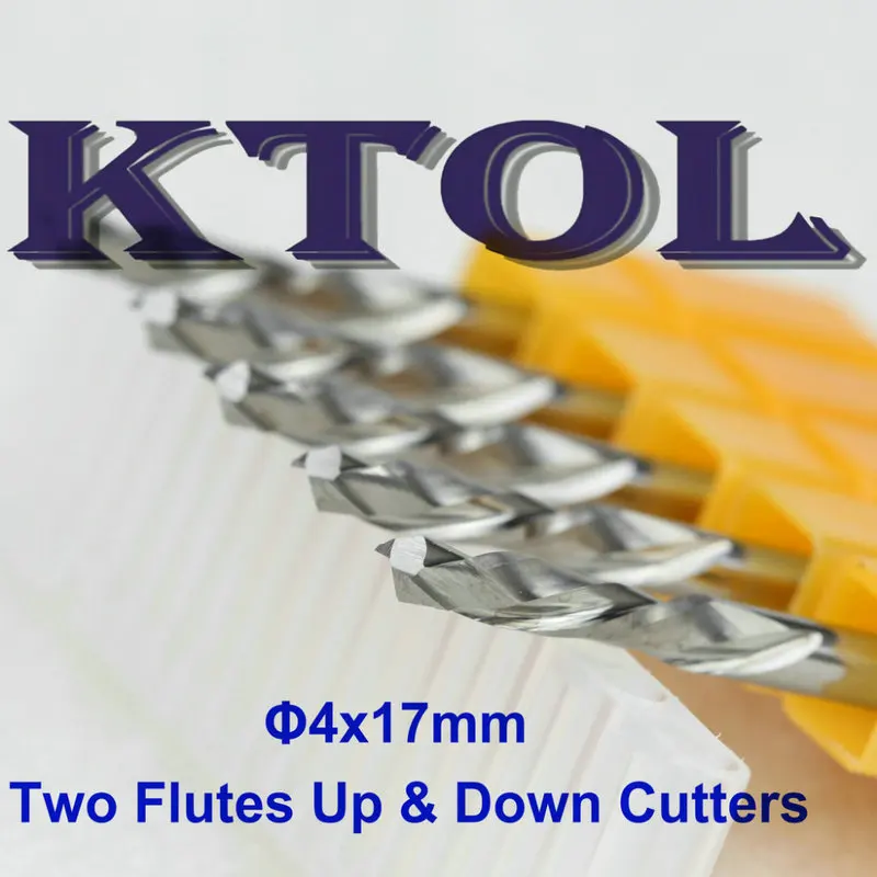 up down cutting 2 flute spiral cnc router cutter endmill bit_1
