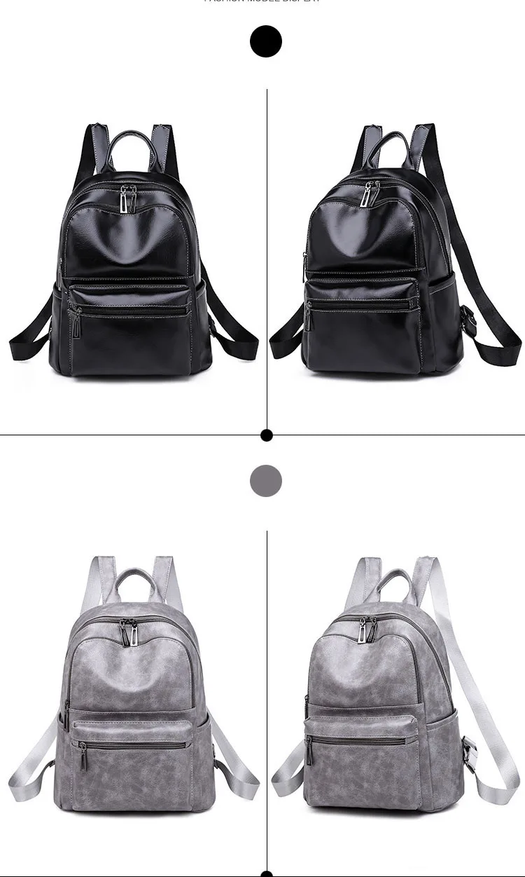 Стиль открытый дорожный рюкзак для женщин PU сумка на плечо модный тренд в