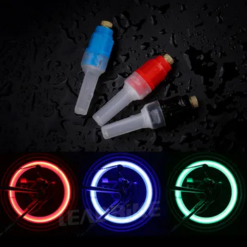 

Leadbike 2PCS Bicycle Gas Lamp Tyre Tire Wheel Valve Cap LED Light Bike Accessories Waterproof For Night Riding Decoration