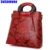 Moda pu cuero mujer bolso vintage floral mujer Messenger bolsas casual Tote crossbody hombro mujeres Bolsos Mujer b179