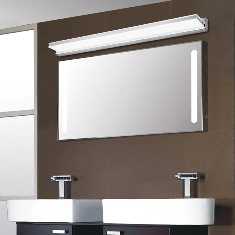 Modern right angle corner acrylic 7W 42cm LED bathroom ...