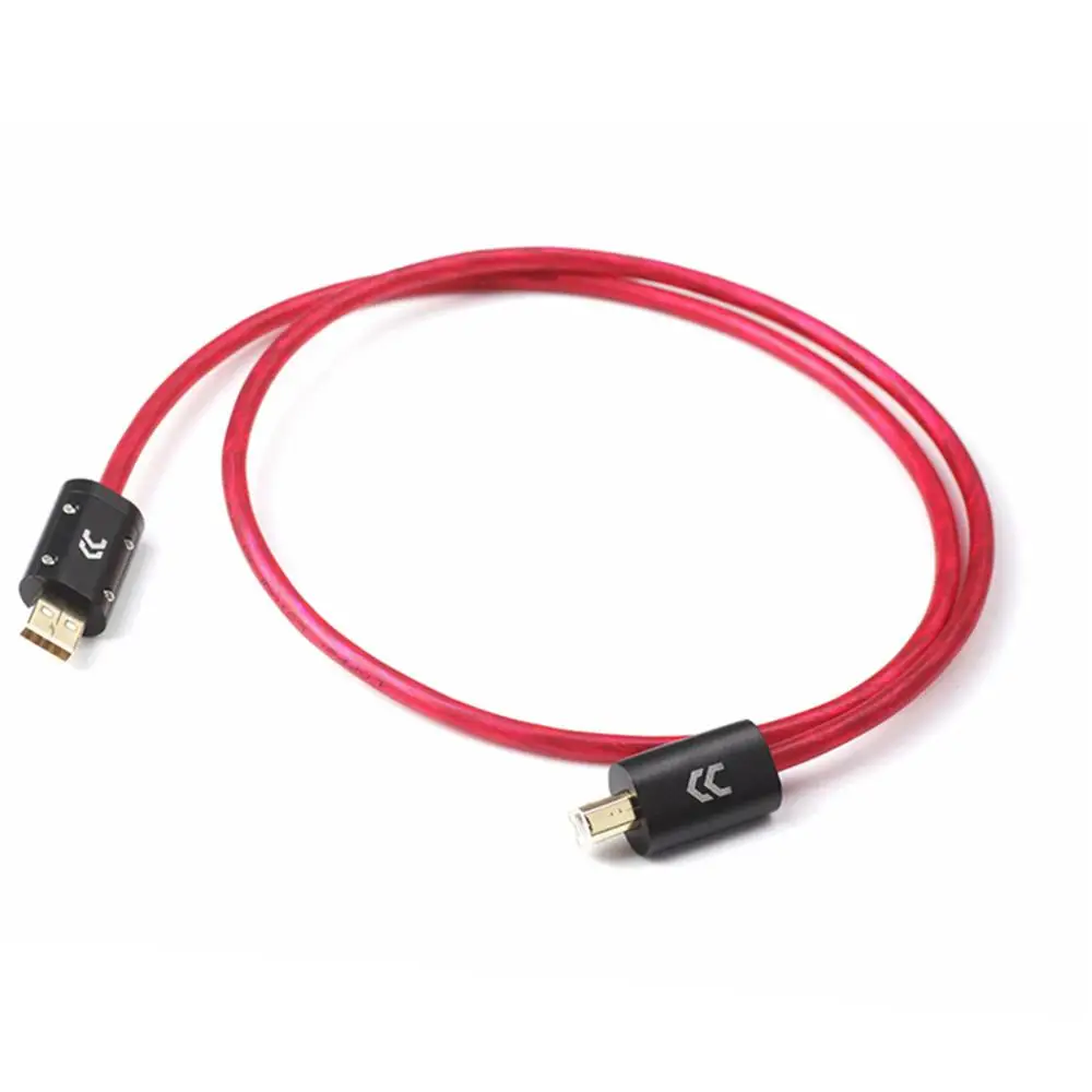 Красный USB кабель compercolor CC Hiend аудиокабель аудиосигнала Удлинительный AB для