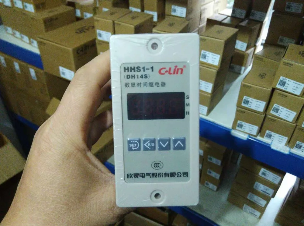 Relé de Tempo Marca Original Novo Autêntica C-lin Hhs1-1 Dh14s Jss26a Js14s-a Ac380v Ac220v 24 v