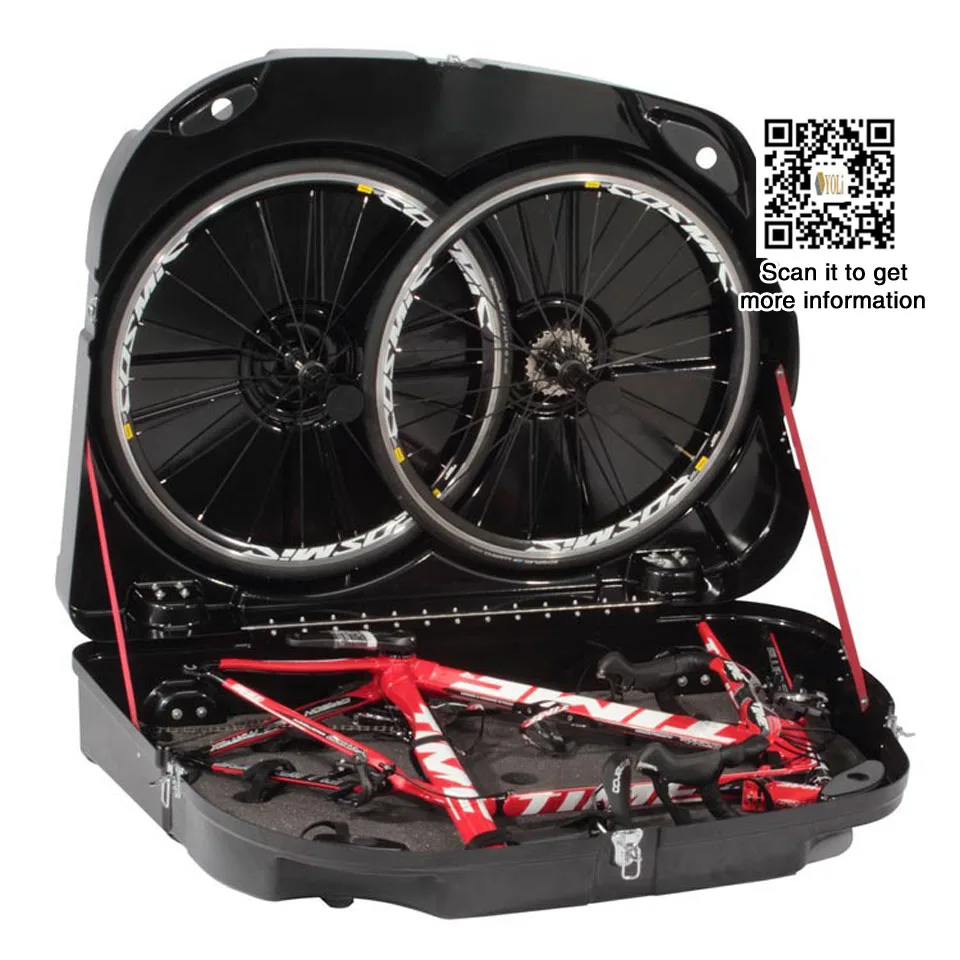 Bike Travel Case Accesorios Rainproof Bikes Hard Box bike For  Mtb Road Bike case with wheels