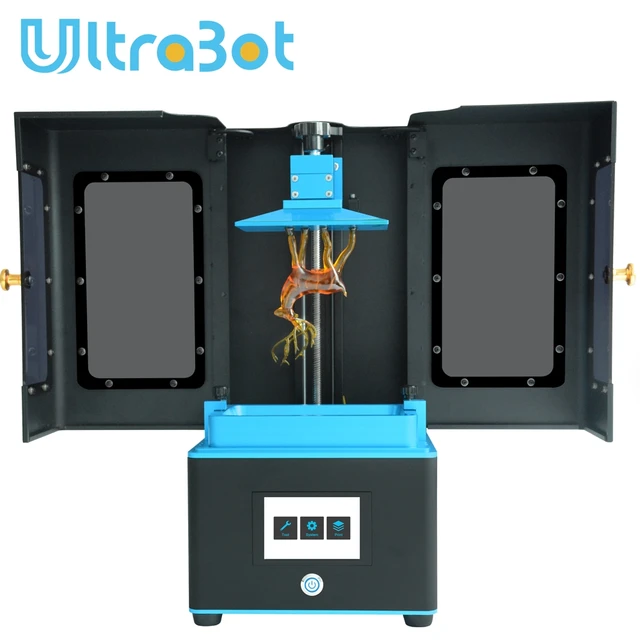 Best Price 3D Printer ULTRABOT Newest LCD 405nm UV resin 3.5 inch color TFT Screen LCD Screen Quick Slice 3d Printer DIY Kit