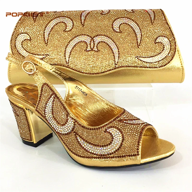 Buy New Gold Color Nigerian Party Shoe