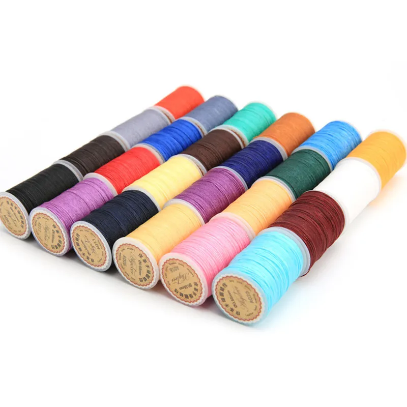 0.55mm Leather Sewing Round Waxed Thread Polyester Hand Sewing Line Leather Work Cord Craft Tool DIY 25Colors Available - Image 2