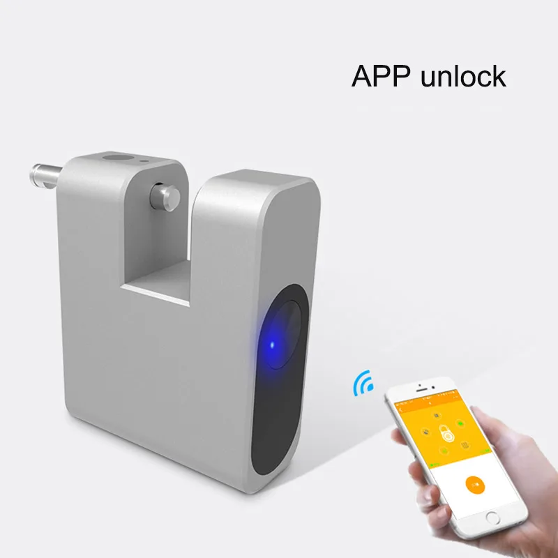 

Smart Padlock App control Wireless Small Luggage lock IP65 Waterproof Intelligent Electronic Lock for trolley case travel bag