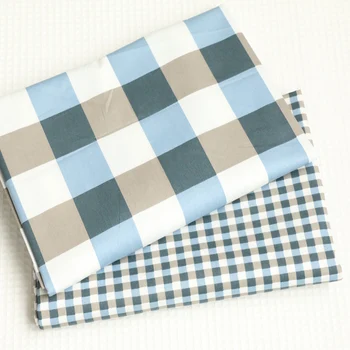 100x160cm Classic Plaid Print Cotton Fabric Baby for Sewing  Bedding Cloth Twill Fabric Cotton Fabric Patchwork Kid Tissu Tilda