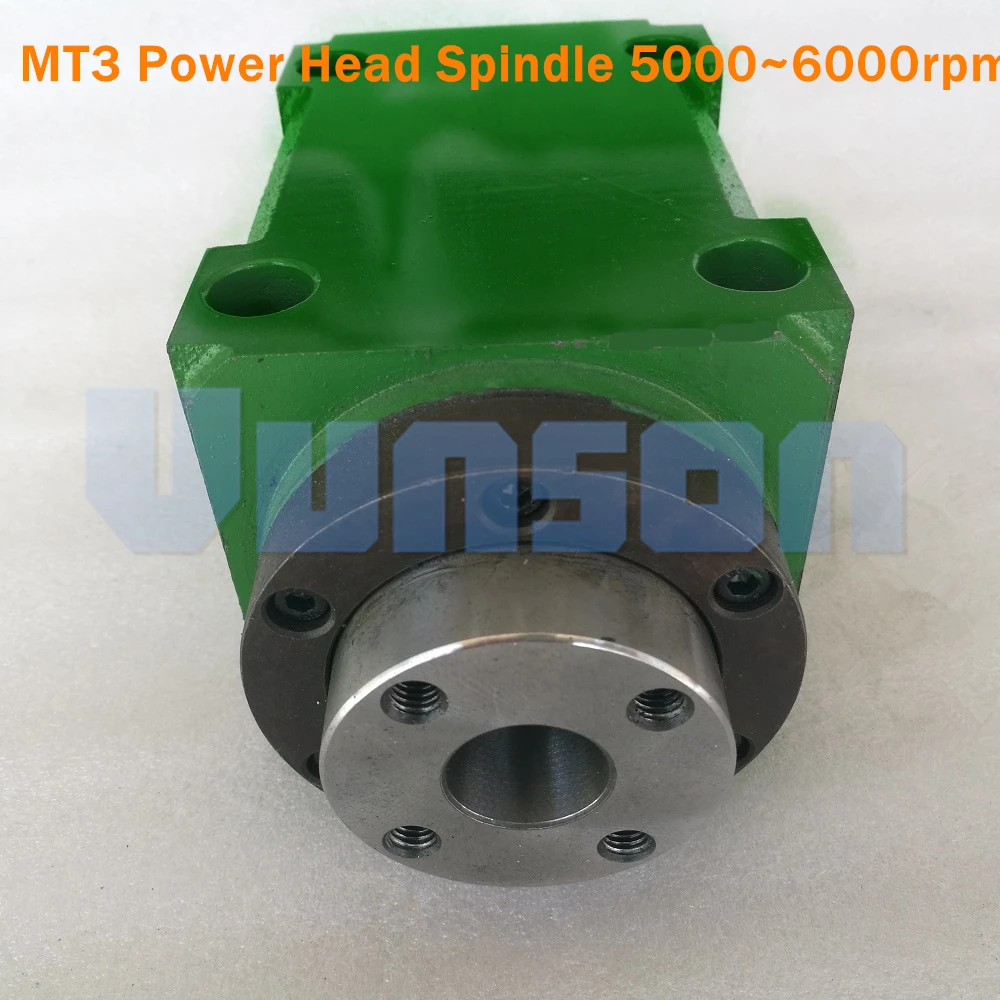 

Morse 3 MT3 MS3 Taper Chuck Max.5000~6000Rpm1500W 1.5KW 2hp Power Head Unit Machine Tool Spindle for Drilling/Boring Machine