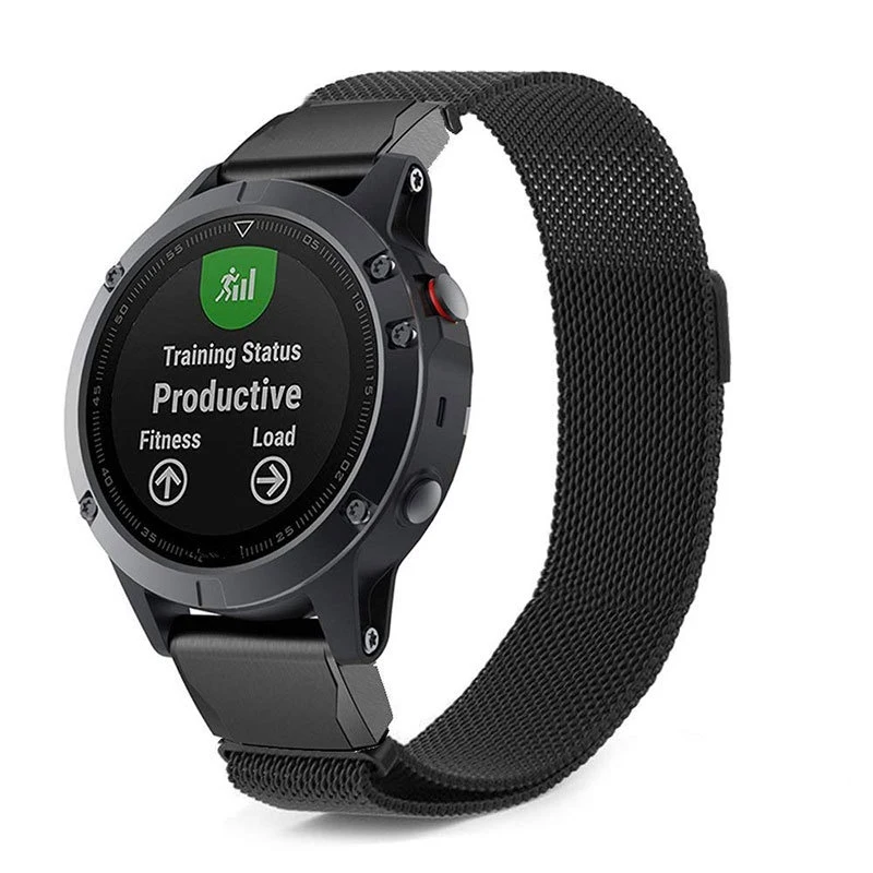 20 мм 22 мм 26 мм ремешок из нержавеющей стали для Garmin Fenix 5 5S 5X Смарт-часы Quick Fit Ремешки для наручных часов Ремешок для Fenix 5 5S 5X