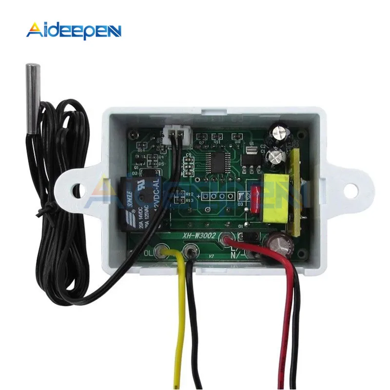 DC 12 В 24 220 W3001 W3002 светодиодный термостат с цифровым контролем температуры