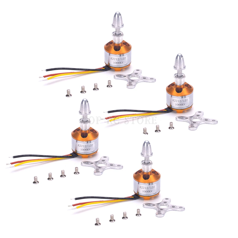 

4PCS XXD 2212 1000KV 1400KV Brushless Outrunner Motor For RC F450 F550 Quadcopter Multicopter