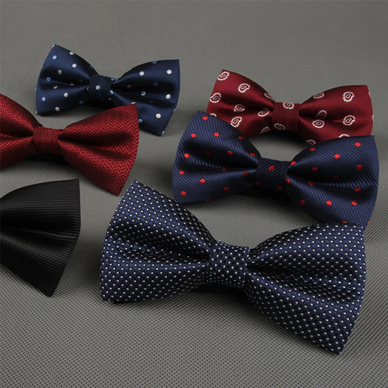 Aliexpress.com : Buy Mantieqingway Men's Polyester Bow Ties for Men ...