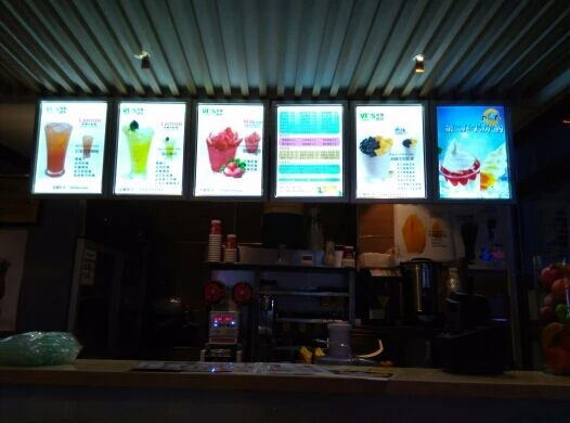 6PCS Restaurant Indoor LED Illuminated Menu Boards Light Boxes A3 Size Snap Frame Signs | Лампы и освещение