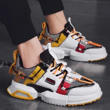 Новинка; мужская повседневная обувь из сетчатого материала; мужская обувь на шнуровке; легкие удобные дышащие кроссовки; Прогулочные кроссовки; tenis feminino Zapatos