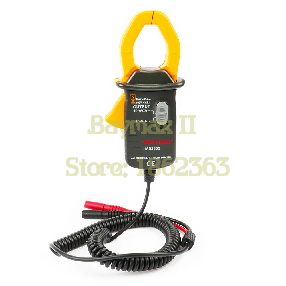 

MASTECH MS3302 AC Current 0.1A - 400A Clamp Meter Transducer True RMS