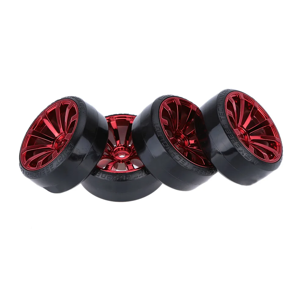 4Pcs  Set 110 RC Drift Car Tires Hard Tyre Wheel for Traxxas HSP Tamiya HPI Kyosho On-Road Drifting Cas RC Vehicle Part (6)