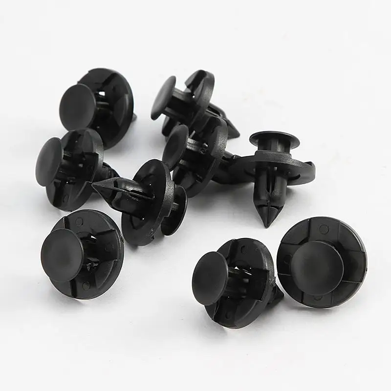 30PCS Black Nylon Car Fastener Clip Push type Retainer Screw Fender For Nissan Infiniti G35