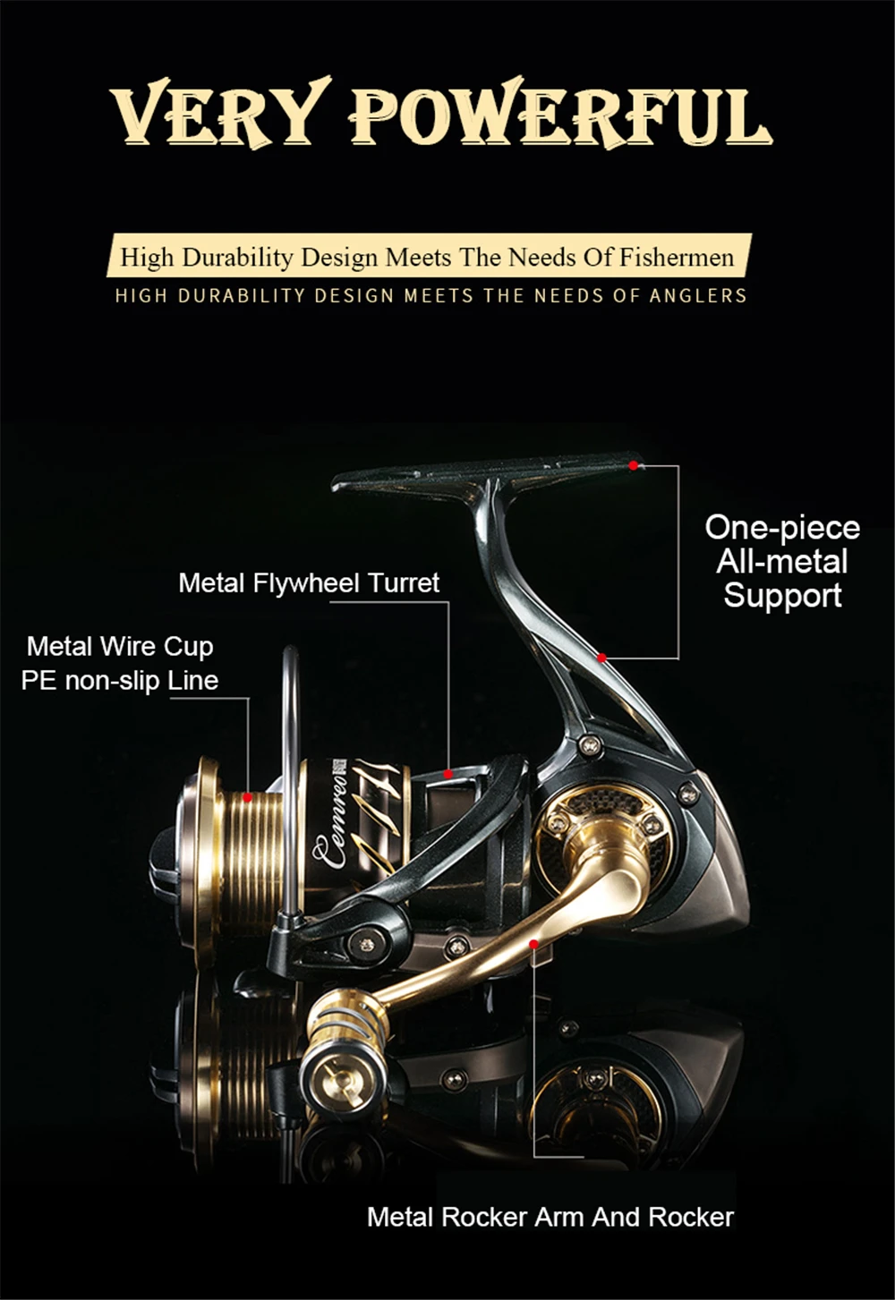 Roda de Fiar de Pesca 11 + 1bb Pré-carregamento Super Metal Duro Alta Velocidade 5.2: 1 Esquerda - Direita Handle Pesca Spinning Reel 14 Metal Duro 11 + 1BB Alta Velocidade