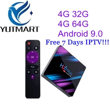 Android 9,0 tv Box H96 Max Rockchip RK3318 4K Smart tv Box 2,4G& 5G Wifi BT4.0 H96Max 4 Гб 64 Гб медиаплеер Android телеприставка