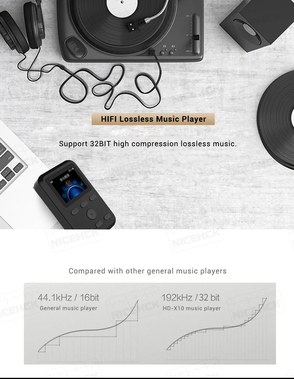 profissional mp3 player de música dac dac