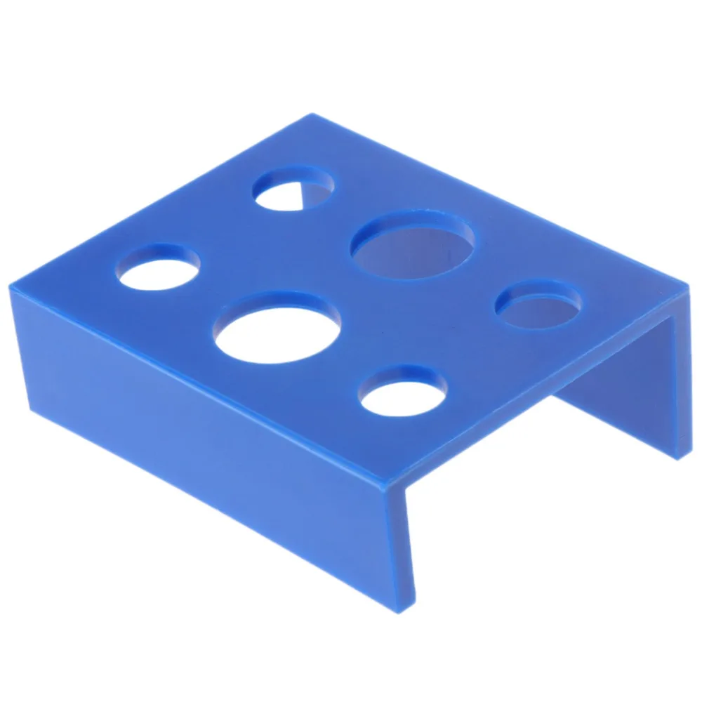 

6 Holes Tattoo Pigment Ink Cap Cup Holder Plastic Stand Case Supply Tool Professional Body Art Tattoo Accesories Hot!