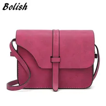 Bolish 2017 Fashion Women’s Handbag Bag Small Crossbody Bags Vintage Spring Women Shoulder Bag Nubuck Leather Women Bag