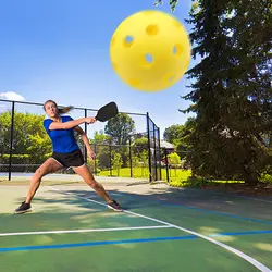 3 шт. прочный воздушный поток аксессуары Pickleball набор тренировочный круглый форма тренировочный Спорт Забавный Открытый легкий