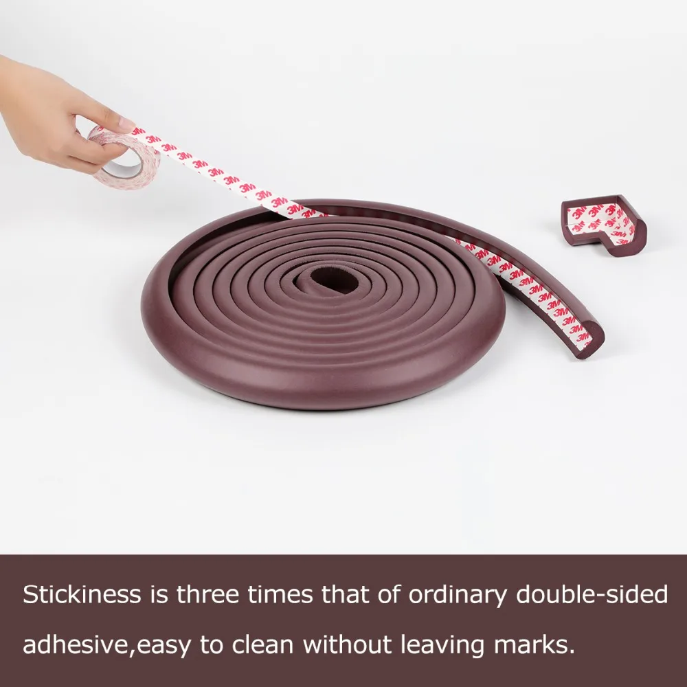 5.5M+8 Corners Edge Guard Strip Furniture Safety Bumper Baby Infant Proof Table Protector Kid Head Protector Edge Protection 5.5M+8 Corners Edge Guard Strip Furniture Safety Bumper Baby Infant Proof Table Protector Kid Head Protector Edge Protection