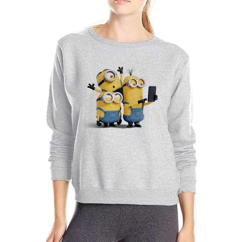 

Minions Photography funny hoodies women original brand casual sweatshirt cheap sale cotton clothes lovely minions 3D hoodie
