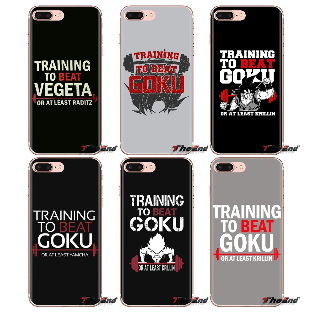 Для Samsung Galaxy S3 S4 S5 Mini S6 S7 Edge S8 S9 S10 Plus Note 3 4 5 8 9 тренировочные Чехлы для Goku или Krillin |
