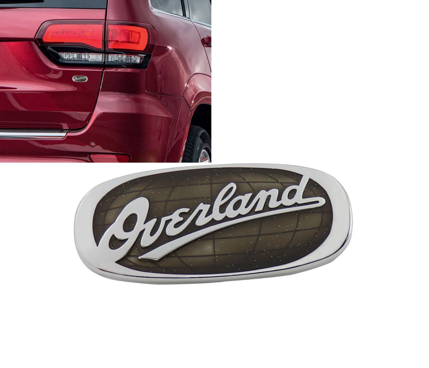 METAL EMBLEM CAR BUMPER TRUNK FENDER DECAL LOGO BADGE CHROME RED 1.6L 1.6 L