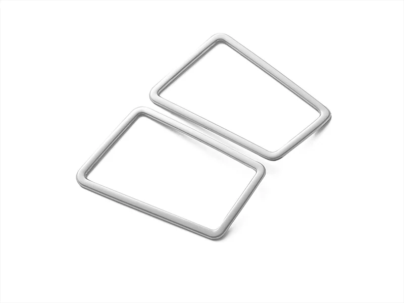 Автомобильная приборная панель A Pillar Air Outlet Vent Trim Frame Sticker Styling 2 шт./компл. для Toyota