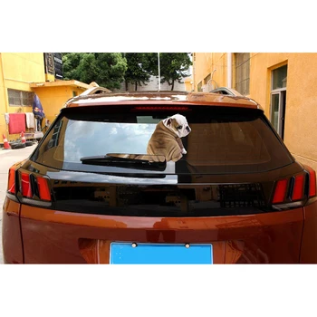 

Puppy Car Dog Sticker Rear Vehicle Decor Cartoon Pet Funny Moving Cute