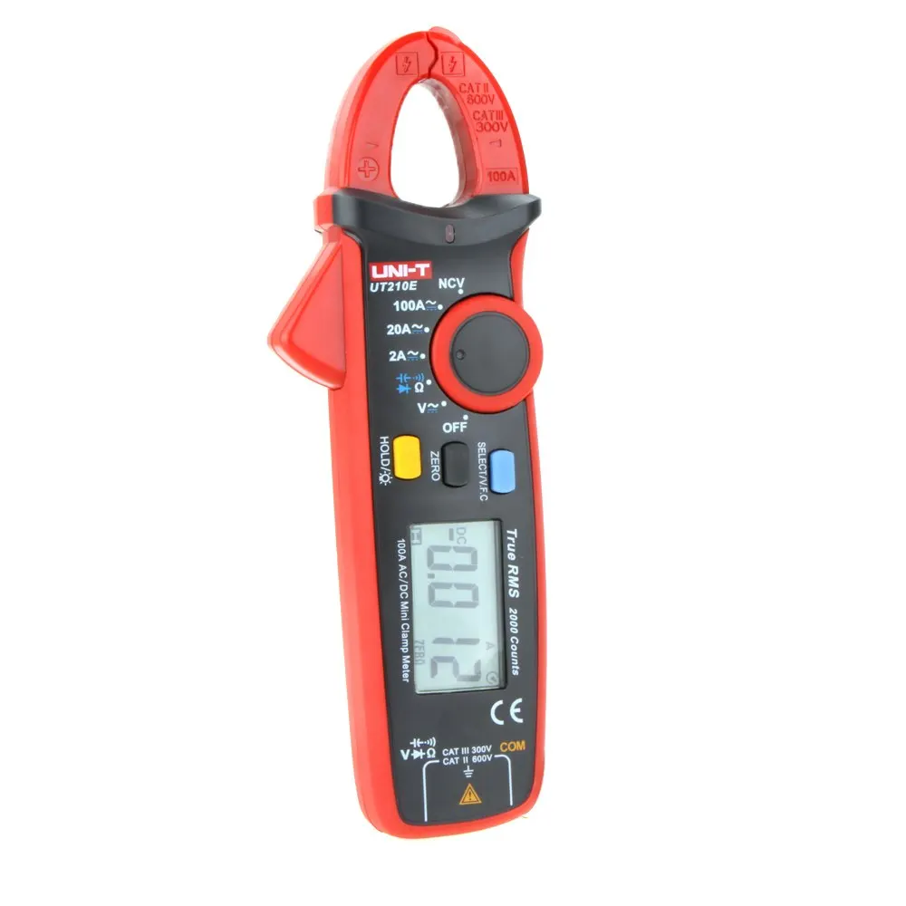 

UNI-T UT210E True RMS digital multimeter Mini Clamp Meter AC/DC Current tongs diagnostic-tool amperimetro w/ Capacitance Tester