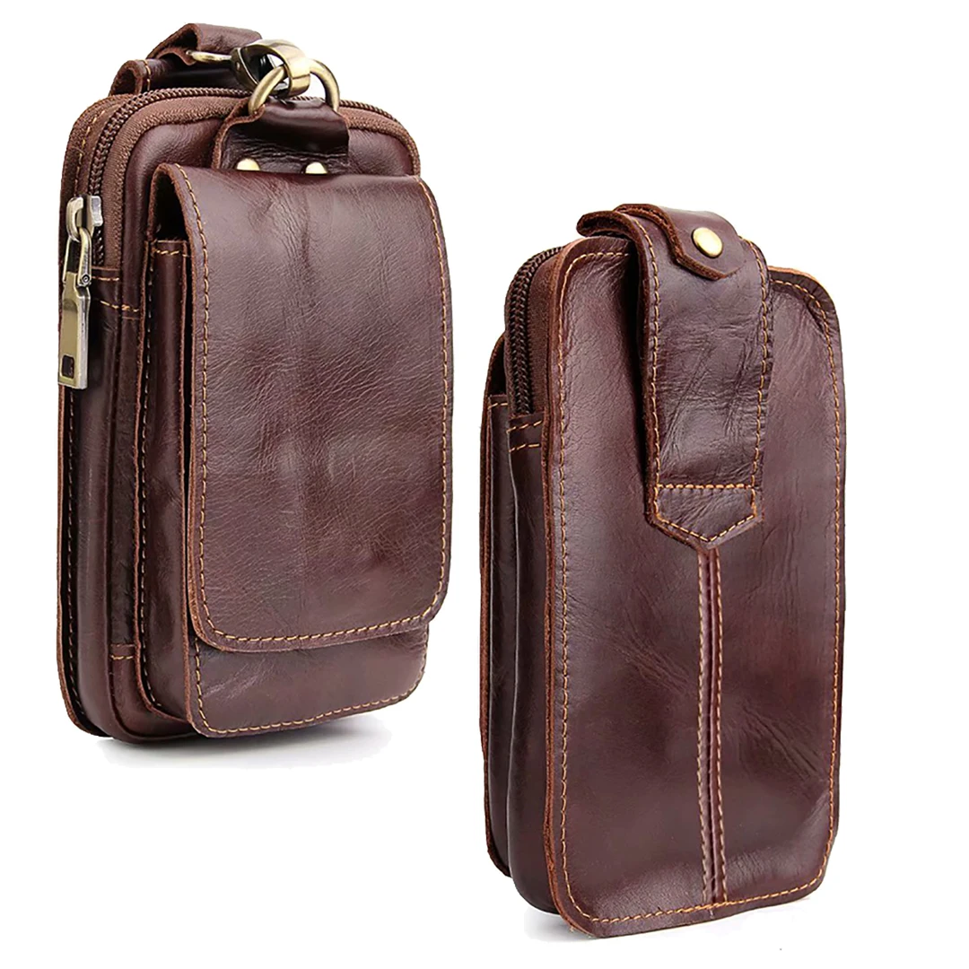 Чехол из натуральной кожи, поясная кобура, кошелек, сумка для iPhone 7, 8 Plus, XS Max, сумка через плечо для samsung Note 10 Plus, huawei P30