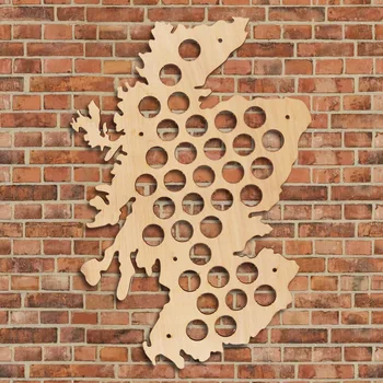 

1Piece Scotland Beer Cap Map Collection Beer Cap Wall Decor Beer Cap Holder Cap Wall Decor Display Map Great Gift For Men