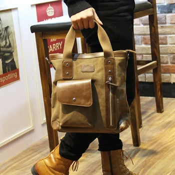 

Tidog korean new school of canvas bag handbag