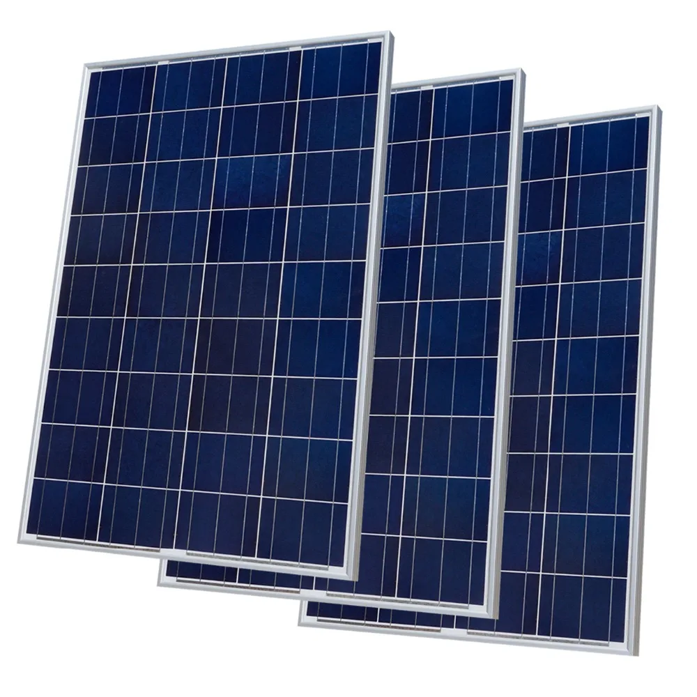 

300w 12V Poly Solar Panel Kit Advanced RV Solar Kit 3pcs 100w Solar Panel for Off Grid Solar System for home