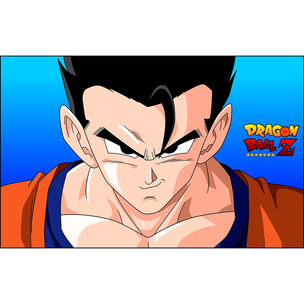 (Dragon Ball Z Mystic Gohan playковрик) Ограниченная серия 35X60 см пользовательский развивающий коврик карты игра анимация игровой коврик