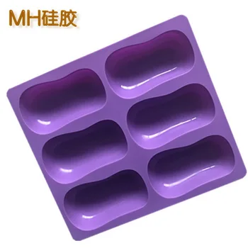 

DHL 100pcs Cake Mold Silicone Safe Non-toxic Mould Homemade Soap Mold for Candy Biscuit Ice Lattice Ice Tray 205*185*35mm