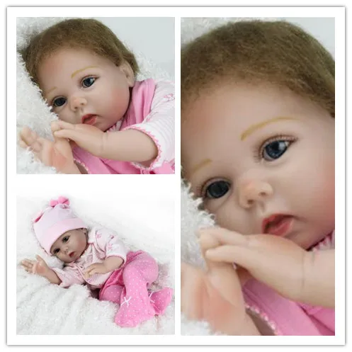 

55 cm reborn dolls babies Baby Simulation Doll Soft Children Reborn Baby Doll bebe reborn silicone reborn dolls Lifelike Newborn