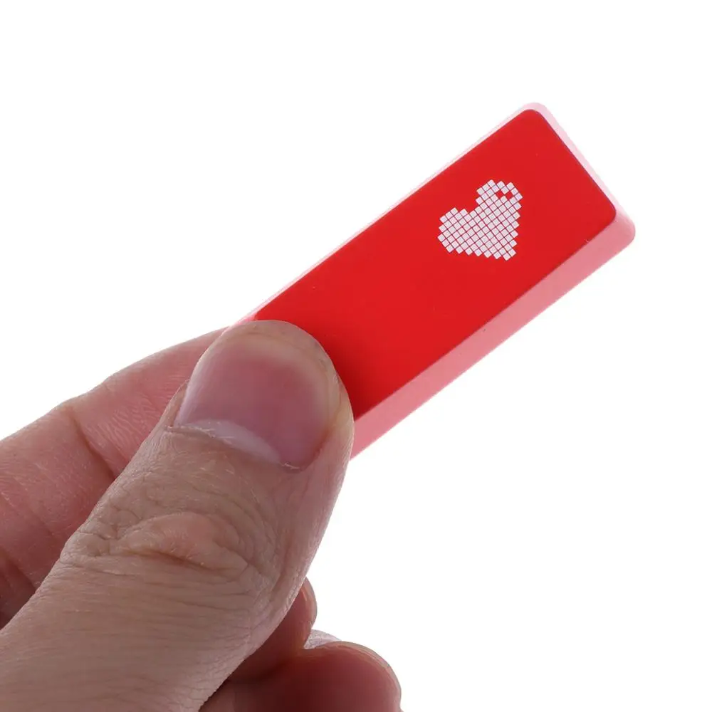 Красная любовь сердце клавиатура с узором ключ колпачок механический ввод/ESC ключ колпачок шляпа для ПК компьютер ноутбук использование поставки