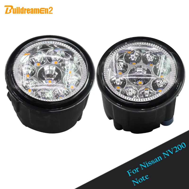 Buildreamen2 For Nissan NV200 Note H11 H8 Car LED Light Fog Light DRL