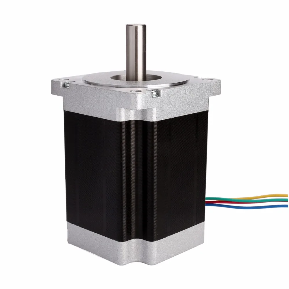 EU бесплатно! CNC длинный 3 осевой шаговый двигатель Nema 34 34HS1456 5.6A 1232oz и драйвер DM860A