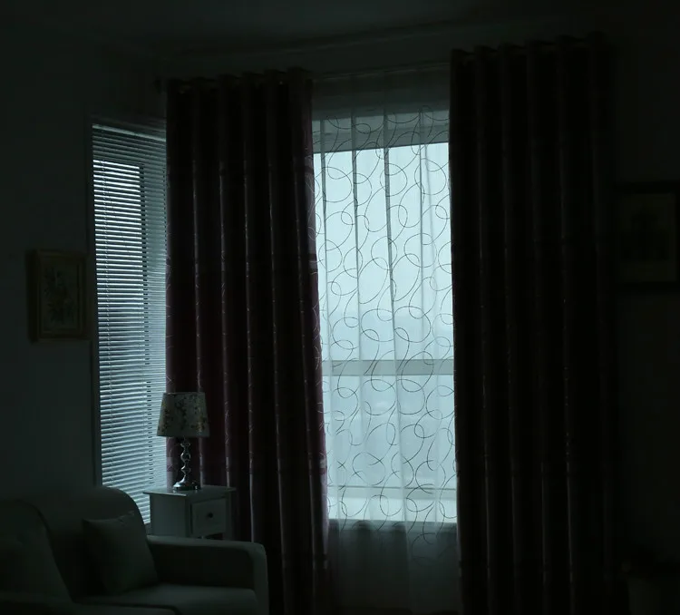 Современные Бронзовые затемненные занавески для гостиной готовые оконные занавески для спальни шторы тюлевые занавески на заказ